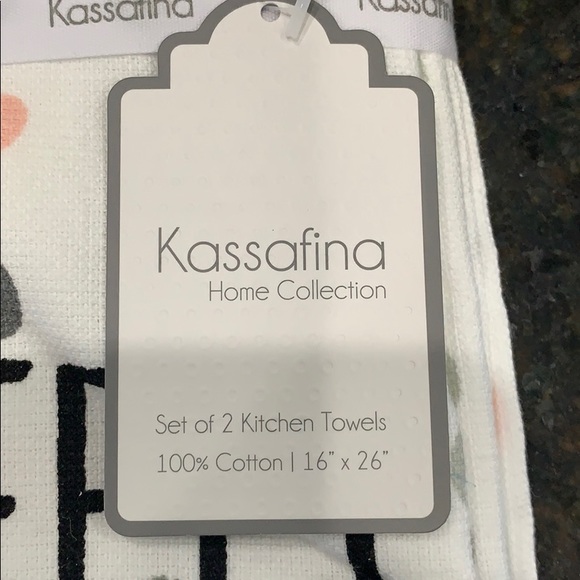 NWT Coffee theme Dish towel set of two - Picture 3 of 3